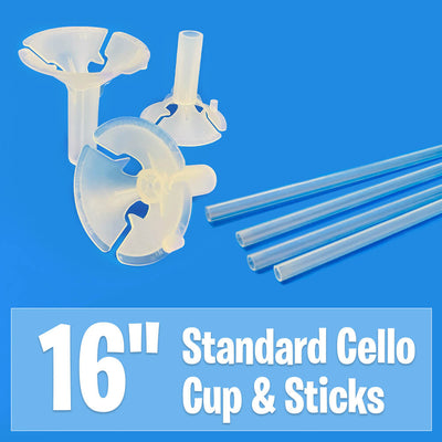 PremiumConwin 16 inch SPARKLERS BALLOON CUPS & STICKS (100PK) Cups & Sticks