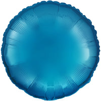 Anagram 18 inch CIRCLE - METALLIC BLUE Foil Balloon 20592-02-A-U