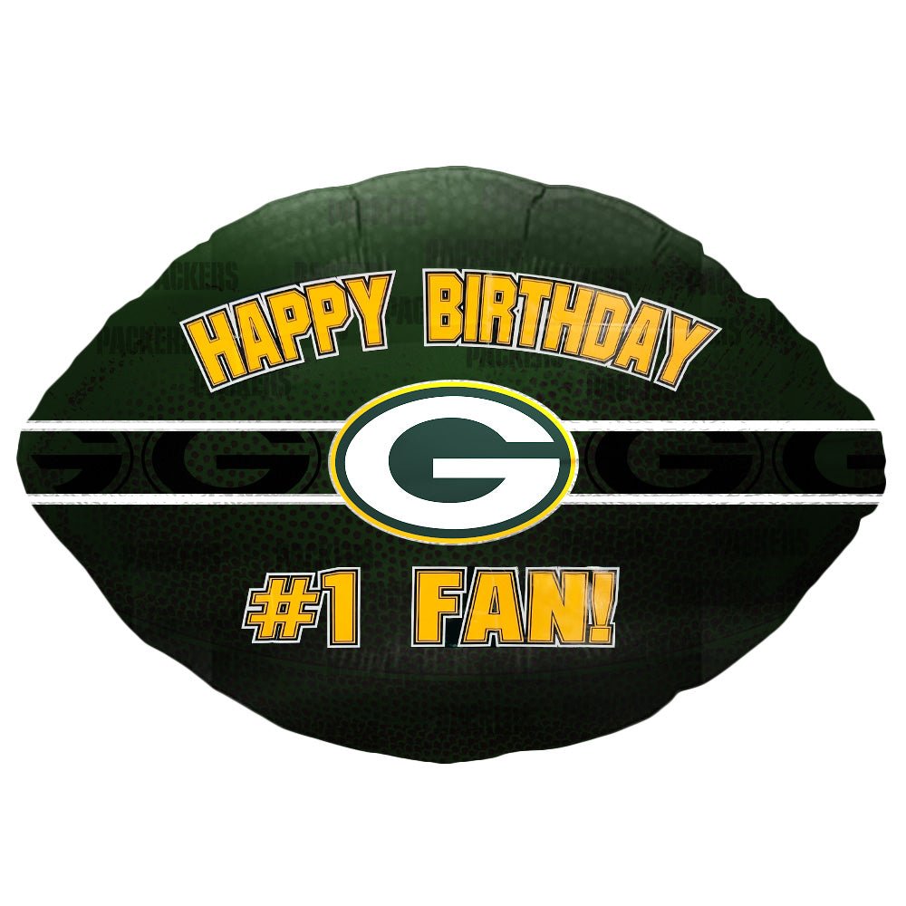 21 inch NFL GREEN BAY PACKERS HAPPY BIRTHDAY