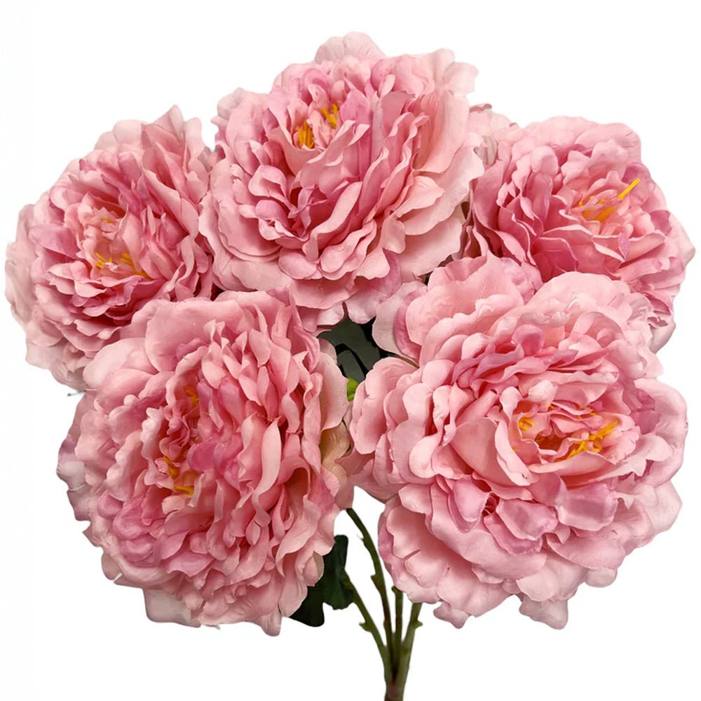 21 inch PEONY BUSH - ROSE GOLD