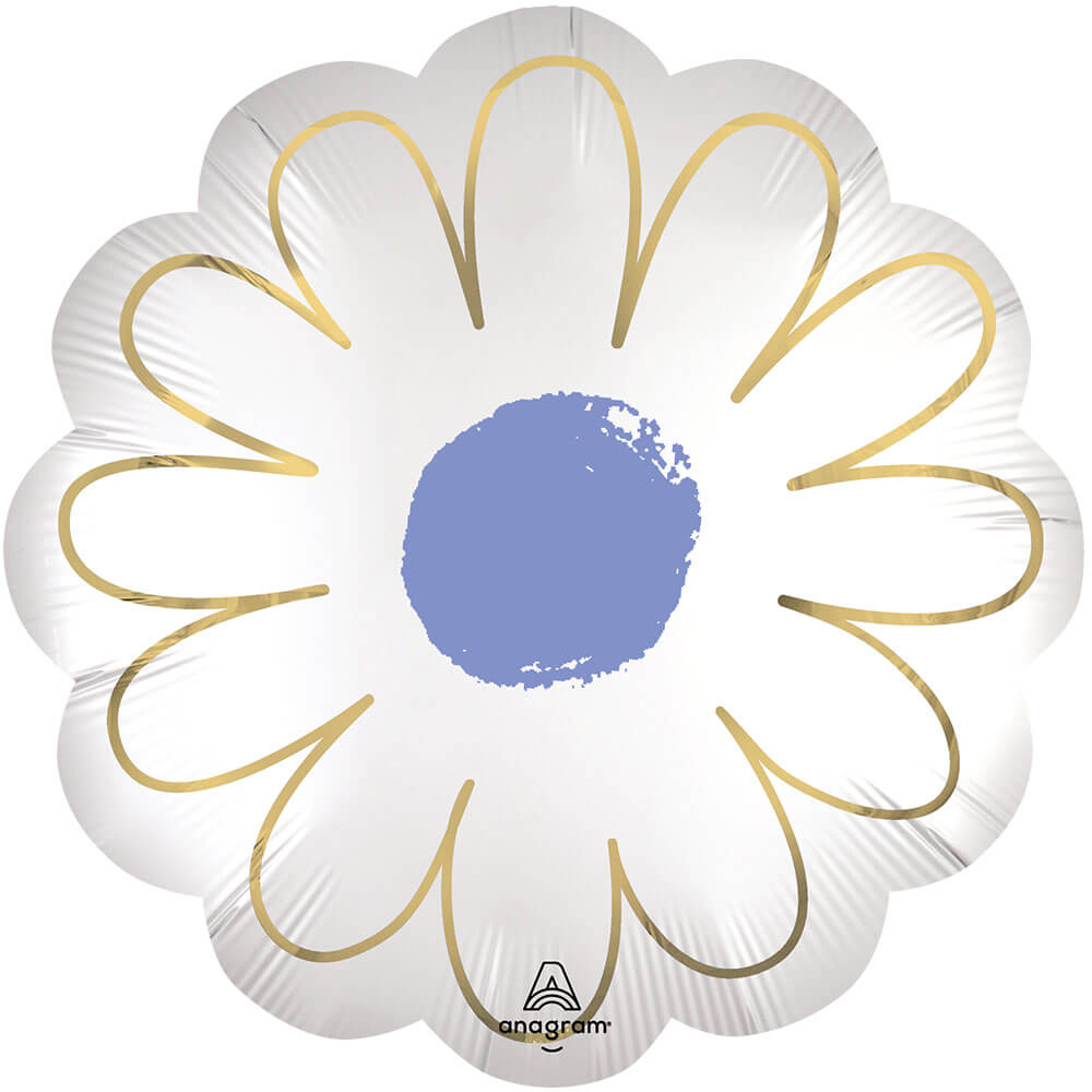 21 inch SATIN PURPLE DAISY