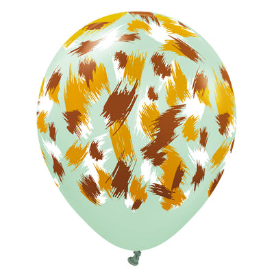 Kalisan 12 inch KALISAN SAFARI SAVANNA - MACARON GREEN Latex Balloons