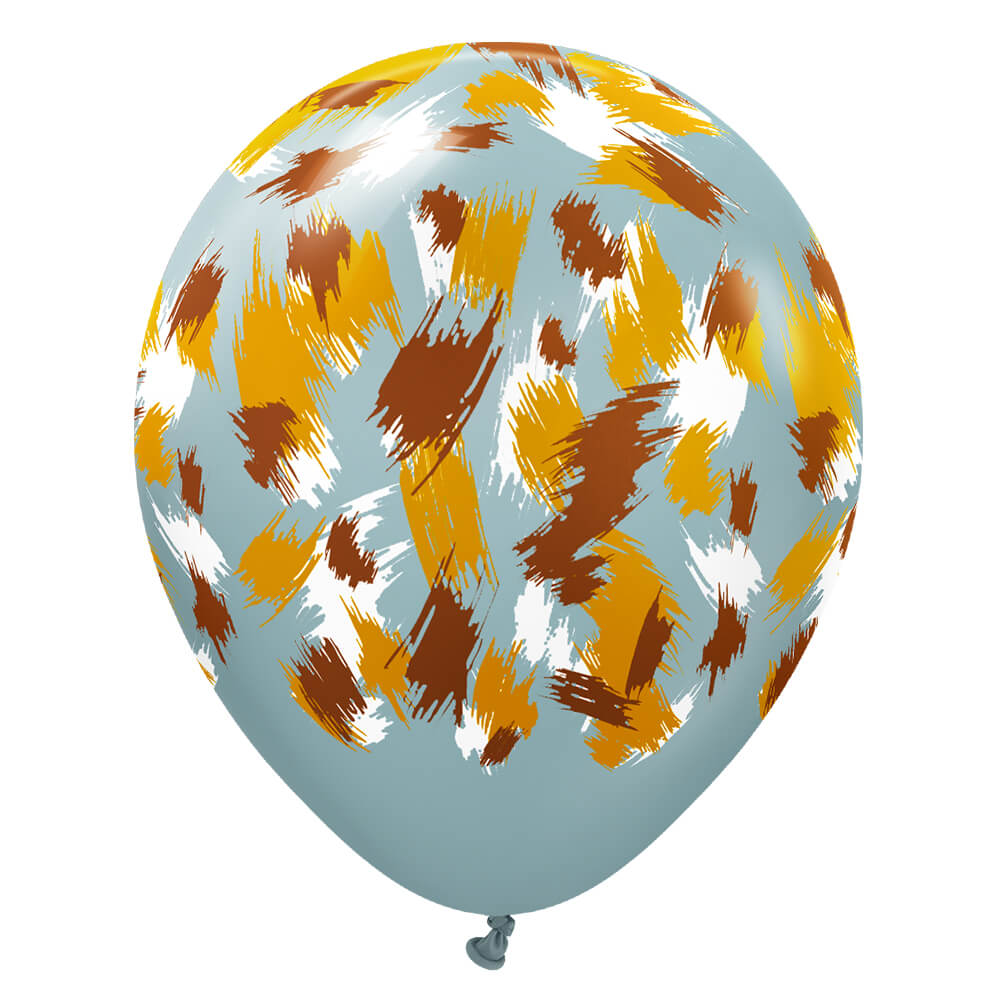 Kalisan 12 inch KALISAN SAFARI SAVANNA - STORM Latex Balloons