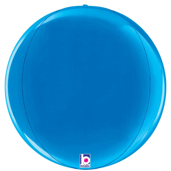 22 inch DIMENSIONALS BLUE GLOBE - LA Balloons