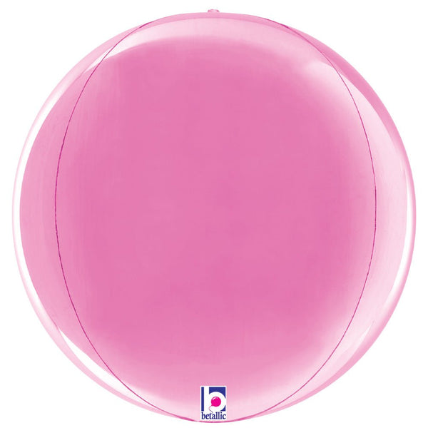 22 inch DIMENSIONALS FUCHSIA GLOBE - LA Balloons