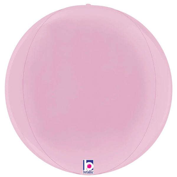 22 inch DIMENSIONALS PASTEL PINK GLOBE - LA Balloons