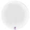 22 inch DIMENSIONALS WHITE GLOBE - LA Balloons