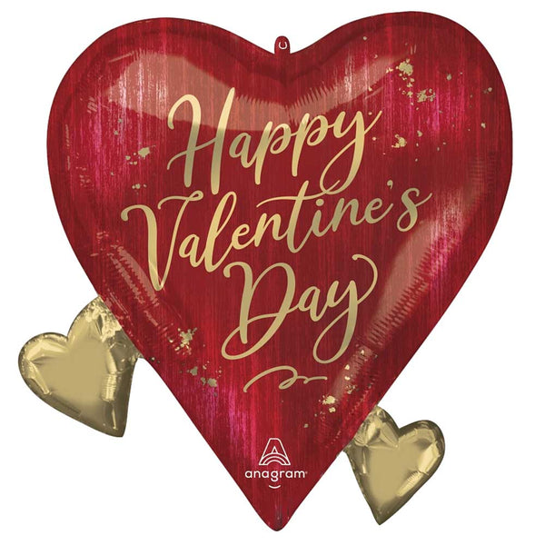 22 inch HAPPY VALENTINE'S DAY ROUGE - LA Balloons