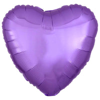 Anagram 17 inch HEART - PEARL LAVENDER Foil Balloon 22447-02-A-U