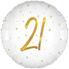 18 inch ELEGANT SPARKLE WHITE 21 HOLOGRAPHIC
