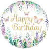 18 inch WATERCOLOUR FLORAL BIRTHDAY