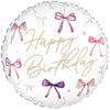 18 inch BOW HAPPY BIRTHDAY