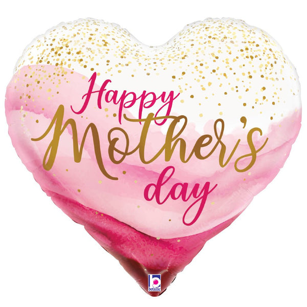 23 inch MOTHER'S DAY PRETTY PINK HEART - LA Balloons