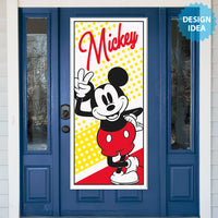 Unique MICKEY MOUSE DOOR POSTER 27 inch X 60 inch Party Decor 23462-UN