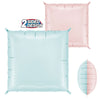 24 inch DECO BICOLOR SQUARE - PASTEL BLUE & PINK (2 PK) - LA Balloons