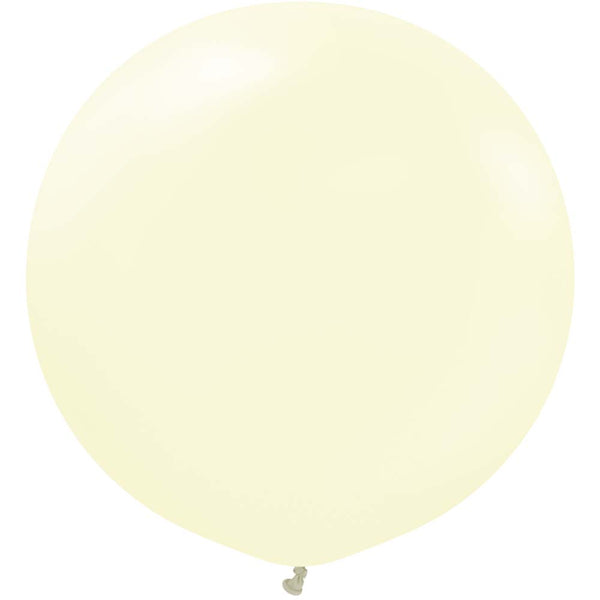 24 inch KALISAN MACARON PALE YELLOW - LA Balloons