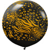 24 inch KALISAN SAFARI MUTANT - BLACK W/ GOLD INK - LA Balloons
