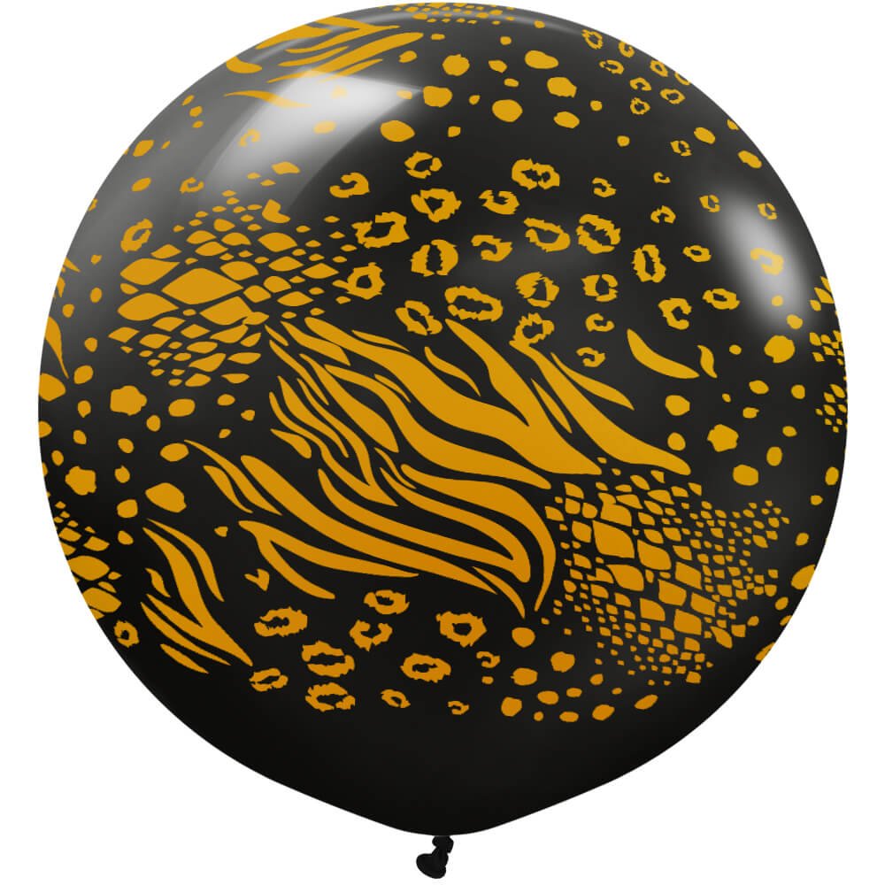 24 inch KALISAN SAFARI MUTANT - BLACK W/ GOLD INK