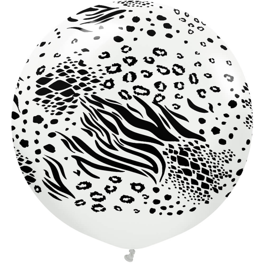 24 inch KALISAN SAFARI MUTANT - WHITE W/ BLACK INK