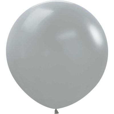 24 inch SEMPERTEX DELUXE GREY - LA Balloons