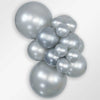 24 inch SEMPERTEX METALLIC SILVER - LA Balloons