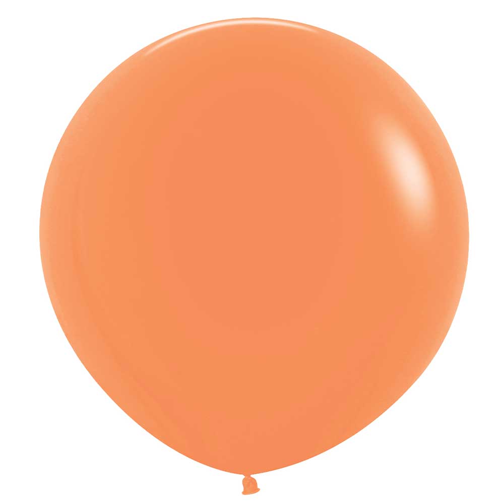 24 inch SEMPERTEX NEON ORANGE - LA Balloons