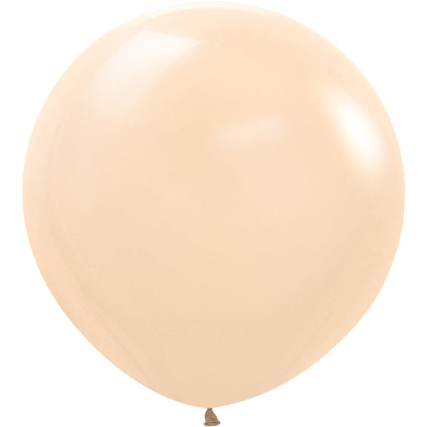 24 inch SEMPERTEX PASTEL MATTE MALIBU PEACH - LA Balloons