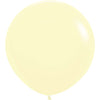 24 inch SEMPERTEX PASTEL MATTE YELLOW - LA Balloons