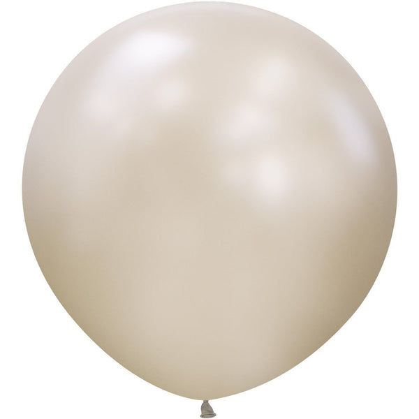 24 inch SEMPERTEX SILK CREAM PEARL - LA Balloons