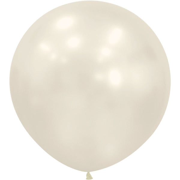 24 inch SEMPERTEX SILK OYSTER WHITE - LA Balloons