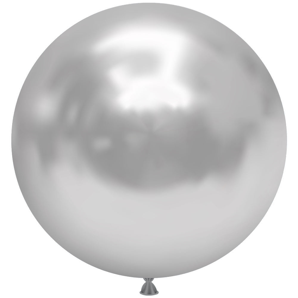 24 inch TUFTEX EFFECTS - SILVERY - LA Balloons
