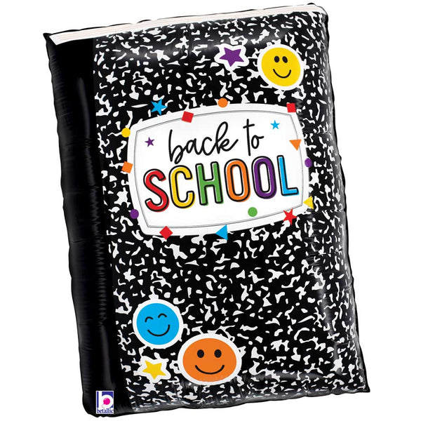 25 inch BACK TO SCHOOL COMPOSITION BOOK - LA Balloons