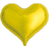 25 inch JELLY HEART - METALLIC GOLD - LA Balloons