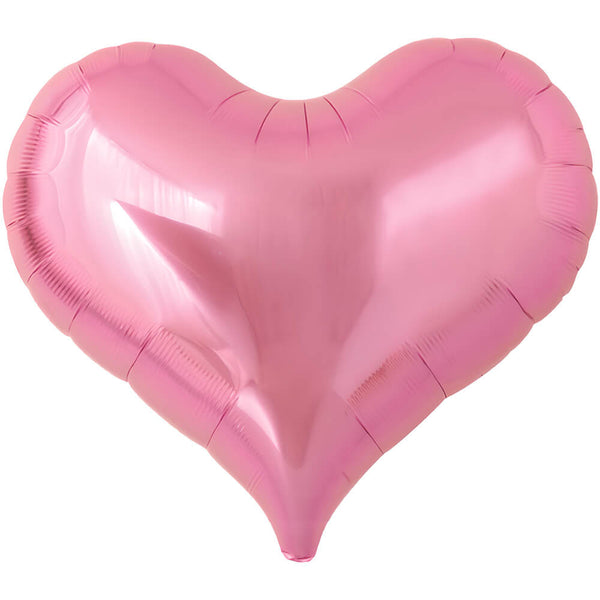 25 inch JELLY HEART - METALLIC PINK - LA Balloons