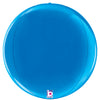 Betallic 22 inch DIMENSIONALS BLUE GLOBE Foil Balloon 25035P-B-P