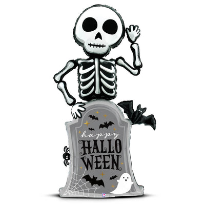 Betallic 67 inch SPECIAL DELIVERY SKELETON Foil Balloon 25307P-B-P