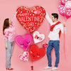 Betallic 58 inch SPECIAL DELIVERY VALENTINE HAPPY HEARTS Foil Balloon 25321P-B-P