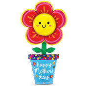 Betallic 59 inch SPECIAL DELIVERY HAPPY MOTHER'S DAY FLOWER POT Foil Balloon 25343P-B-P