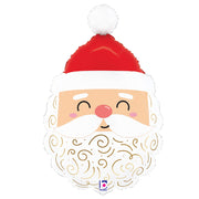 Betallic 25 inch JOYFUL SANTA Foil Balloon 25409P-B-P