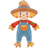 Betallic 40 inch HAPPY FALL CUTE SCARECROW Foil Balloon 25489P-B-P
