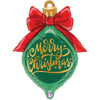 Betallic 31 inch SATIN CHRISTMAS ORNAMENT Foil Balloon 25499P-B-P
