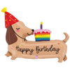 Betallic 43 inch HAPPY BIRTHDAY DACHSHUND Foil Balloon 25525P-B-P