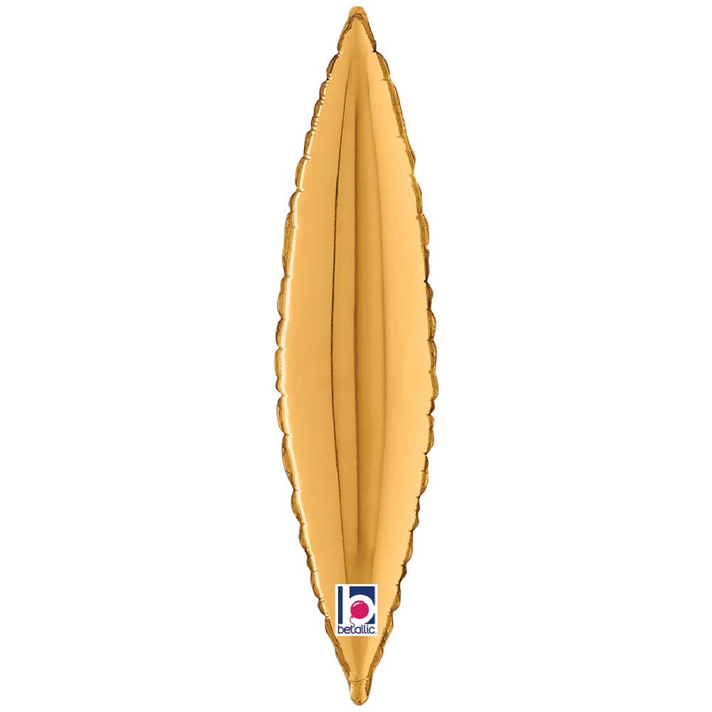 17 inch TAPERED LEAF GOLD