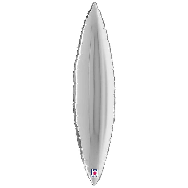 34 inch TAPERED LEAF SILVER