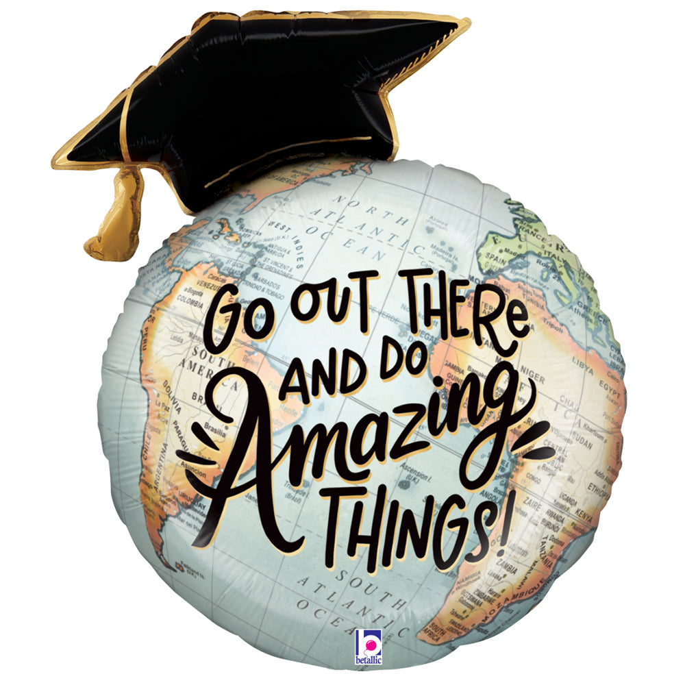 28 inch AMAZING THINGS GRADUATION GLOBE
