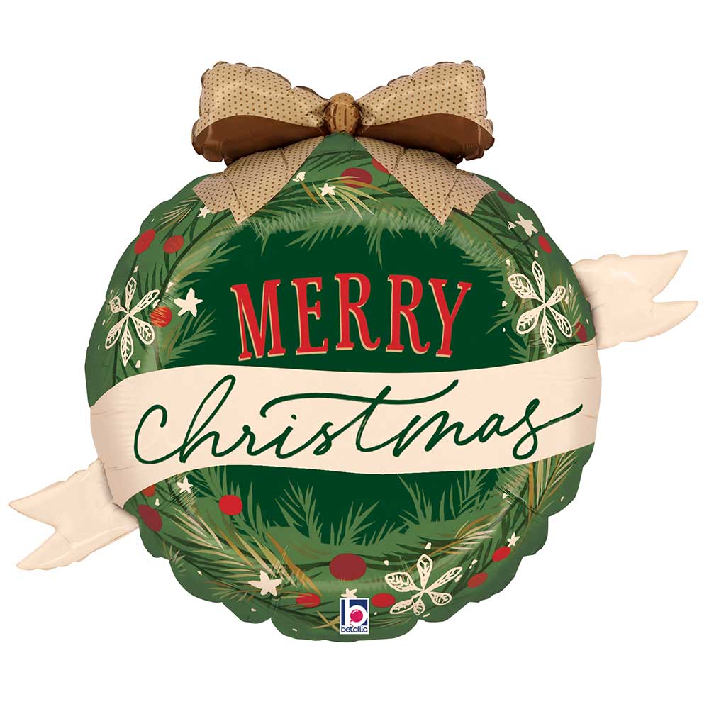 36 inch COZY CHRISTMAS WREATH
