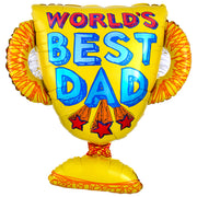 Anagram 27 inch BEST DAD TROPHY Foil Balloon 26023-01-A-P