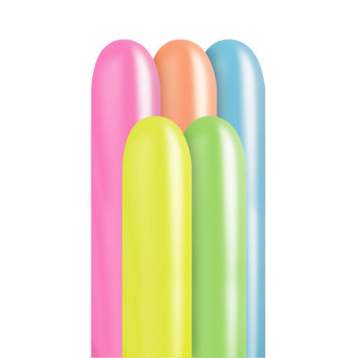 260S SEMPERTEX NEON ASSORTMENT - NOZZLE UP - LA Balloons