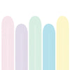 260S SEMPERTEX PASTEL MATTE ASSORTED - NOZZLE UP - LA Balloons
