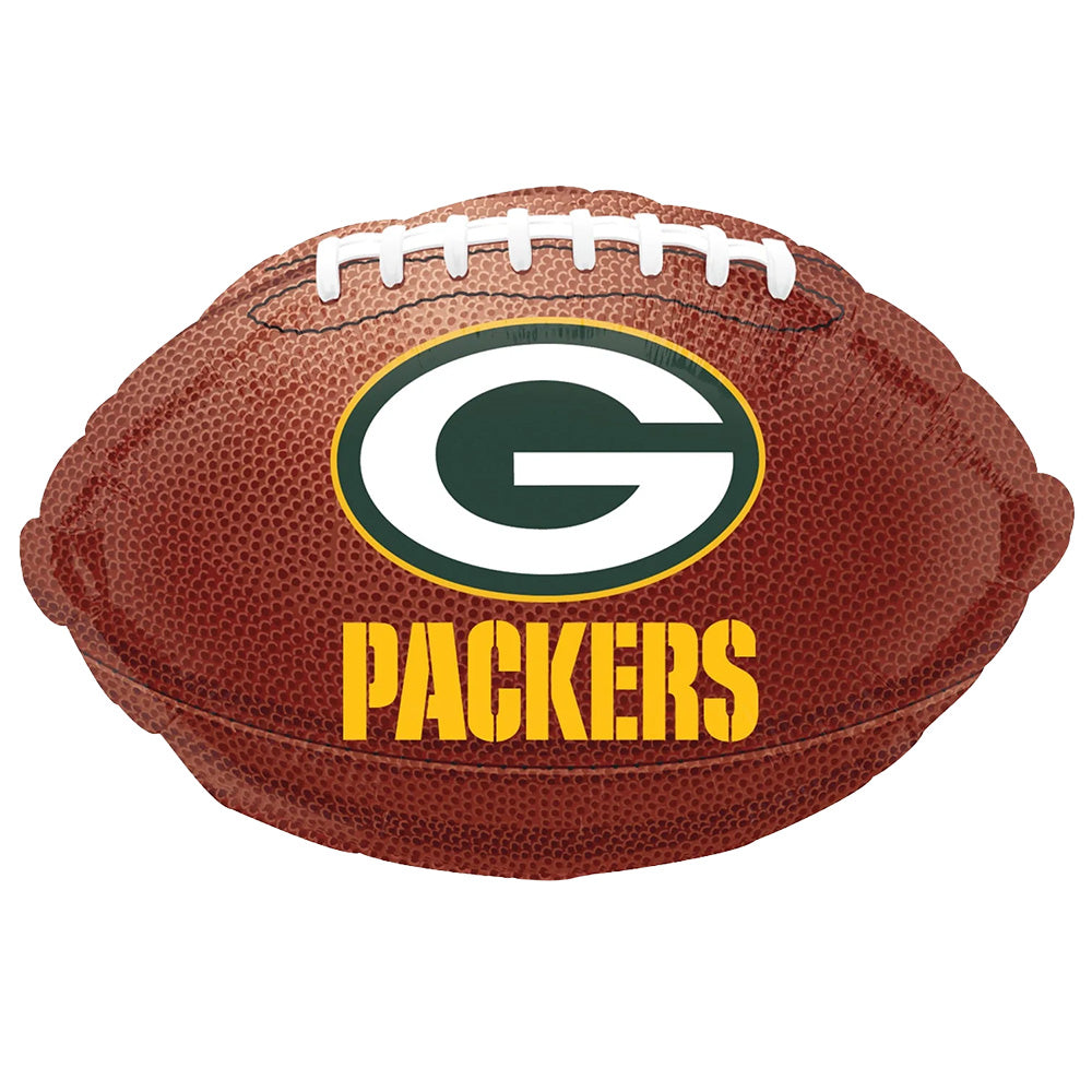 Anagram 21 inch NFL GREEN BAY PACKERS FOOTBALL Foil Balloon 26129-02-A-U